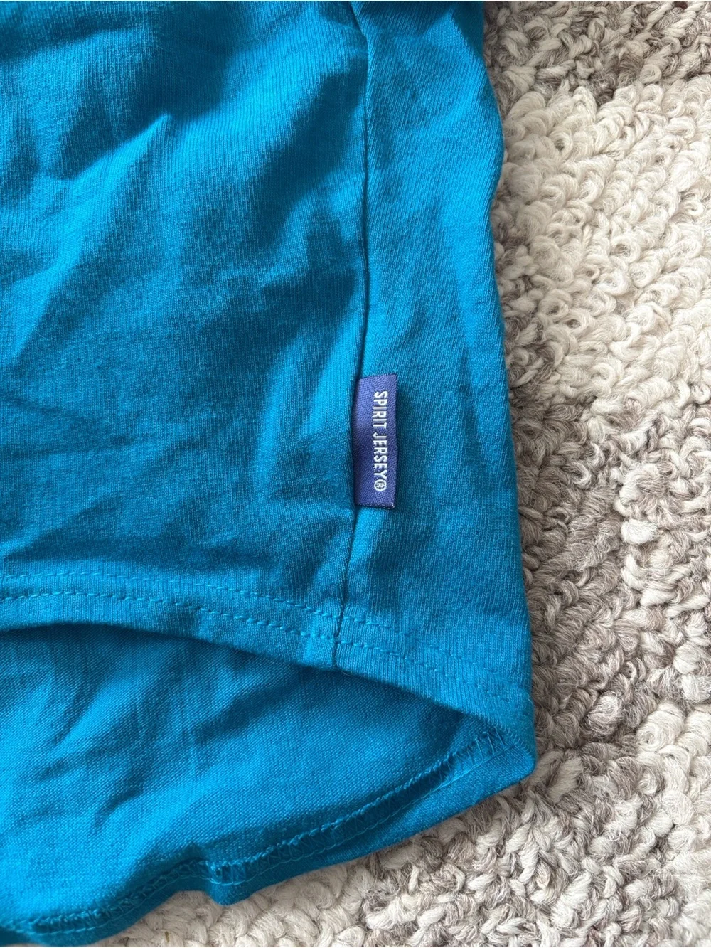 DISNEY PARKS TAILS PET SPIRIT JERSEY BLUE GREEN SIZE MEDIUM